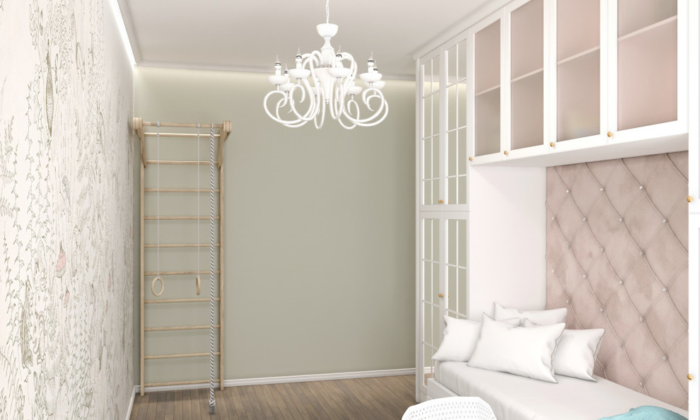 Комната девочки в классическом стиле