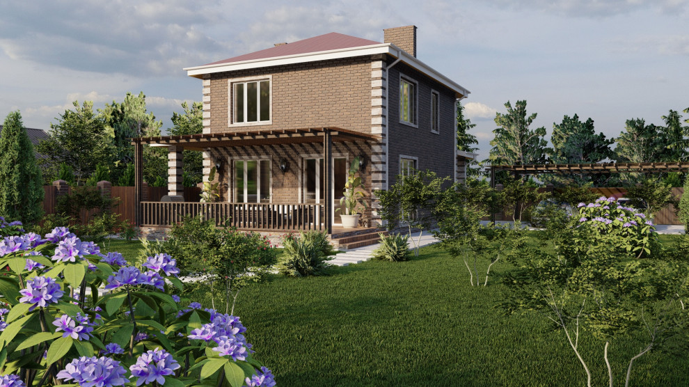 Двухэтажный дом 220 квм