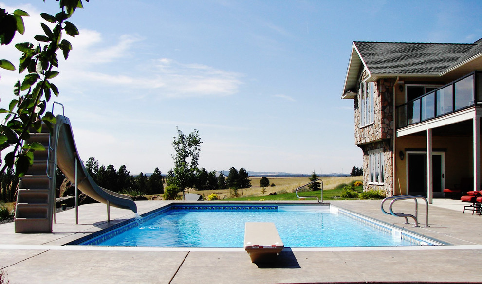 Inground Vinyl Pools - Pool - Seattle - by Pool World | Houzz