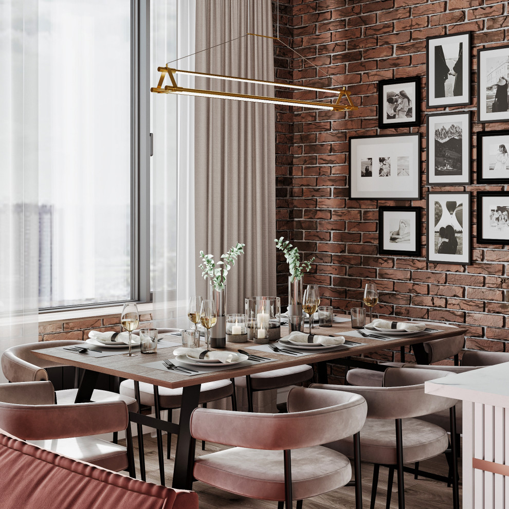 Дизайн квартиры в стиле лофт с элементами неоклассики