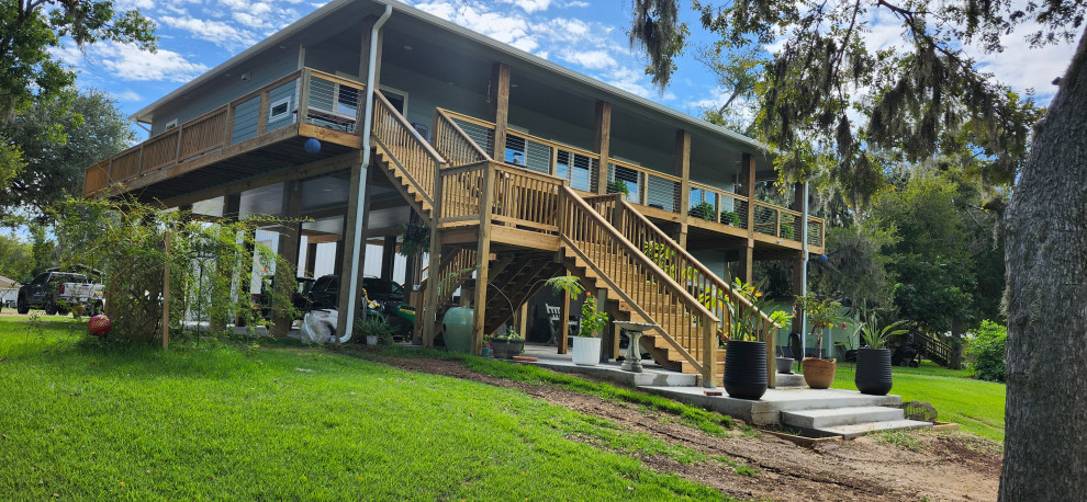 Custom New Home with Boat House