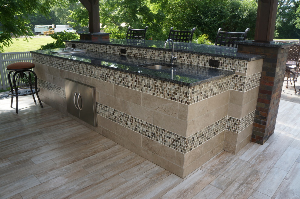 This is an example of a transitional patio in St Louis.