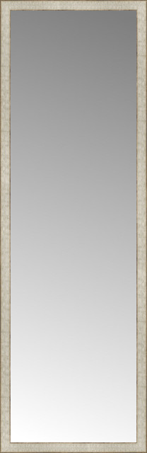 25"x76" Custom Framed Mirror, Silver Gold