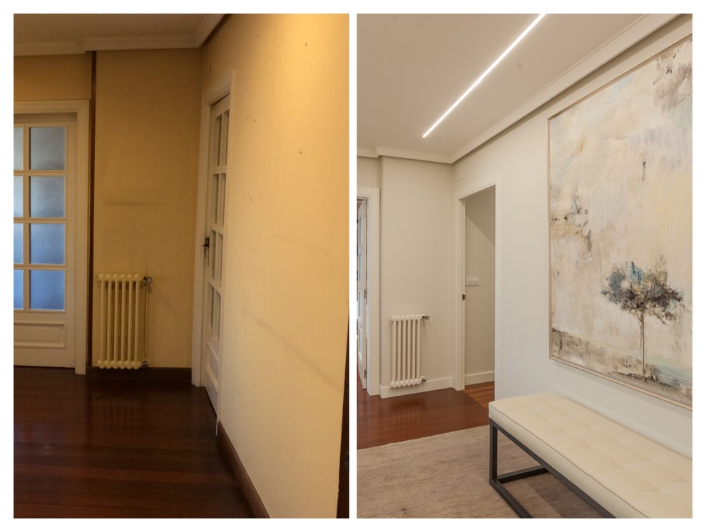 EL ANTES Y EL DESPUES DE UN PISO DE LOS AÑOS 70