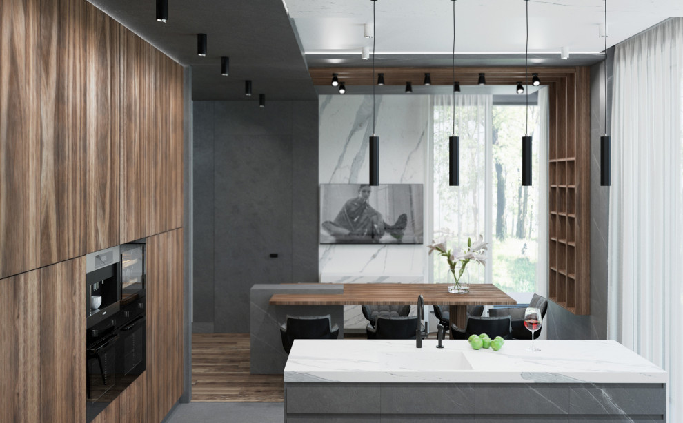 Villa in stile moderno minimalismo 2019.