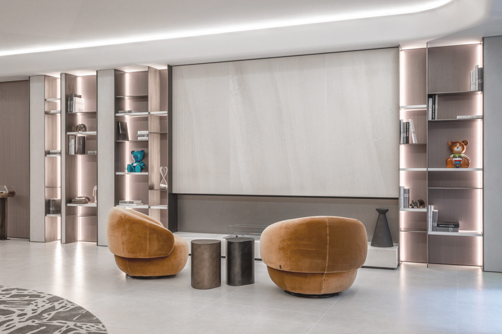 Fusion modern. Interior design of a villa in Monte-Carlo