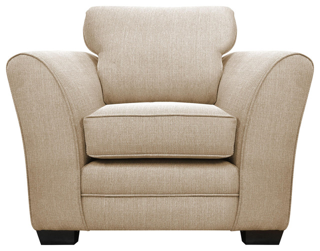 Westbridge Modern Comfort Armchair, Oyster