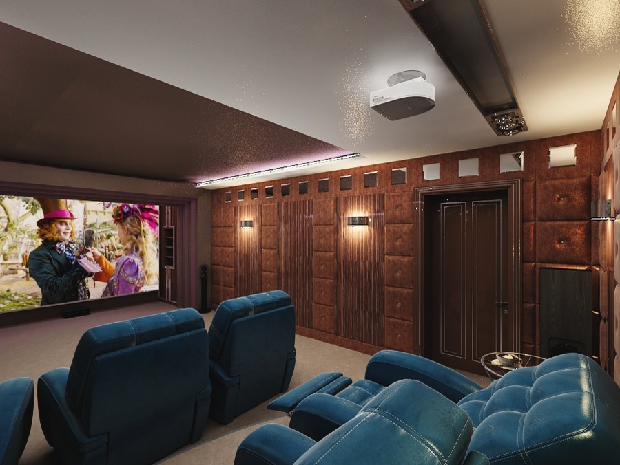 Кинозал в частных апартаментах