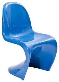 Verner Kids Panton-Style Blue Chair