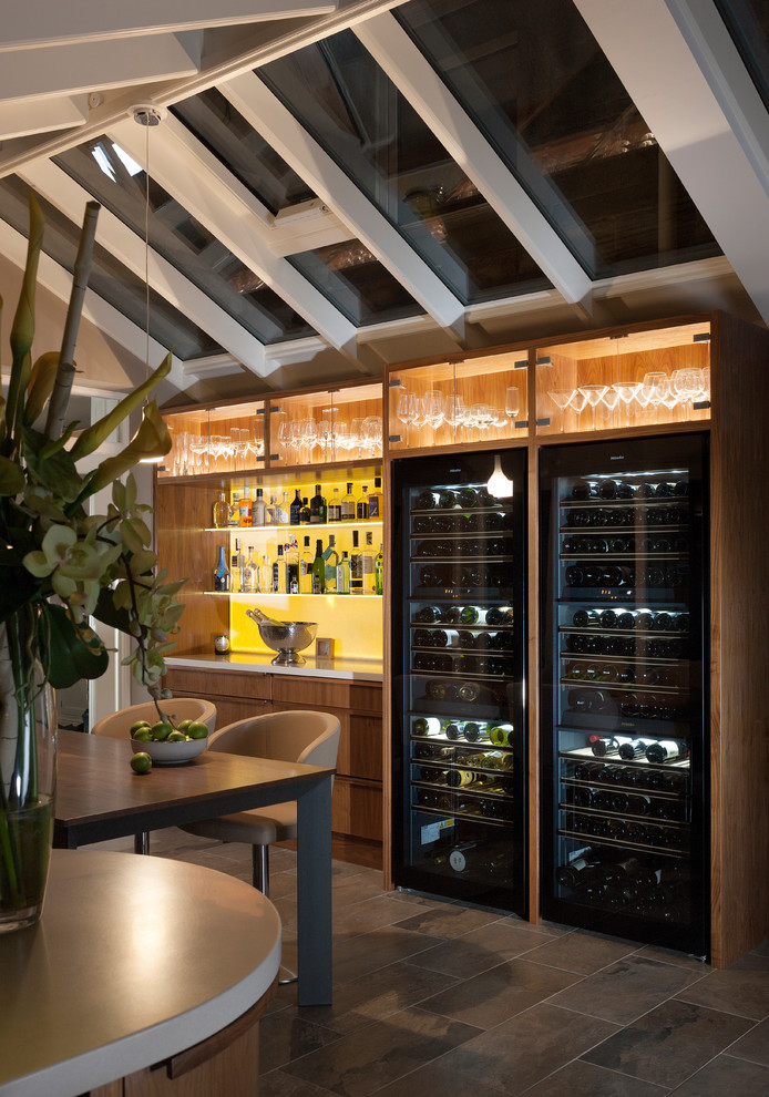 Luxury Conservatory Extension with Bar & Hot Tub - Modern - Sunroom