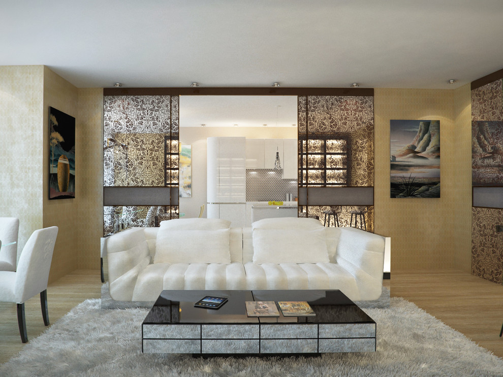 Трехкомнатная квартира 136 кв. метра в современном стиле ЖК «Дубровская Слобода»