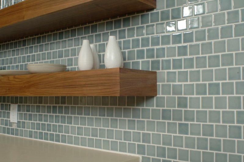 Has anyone had Heath Ceramics - Crystal Blue in kitchen or bathroom?