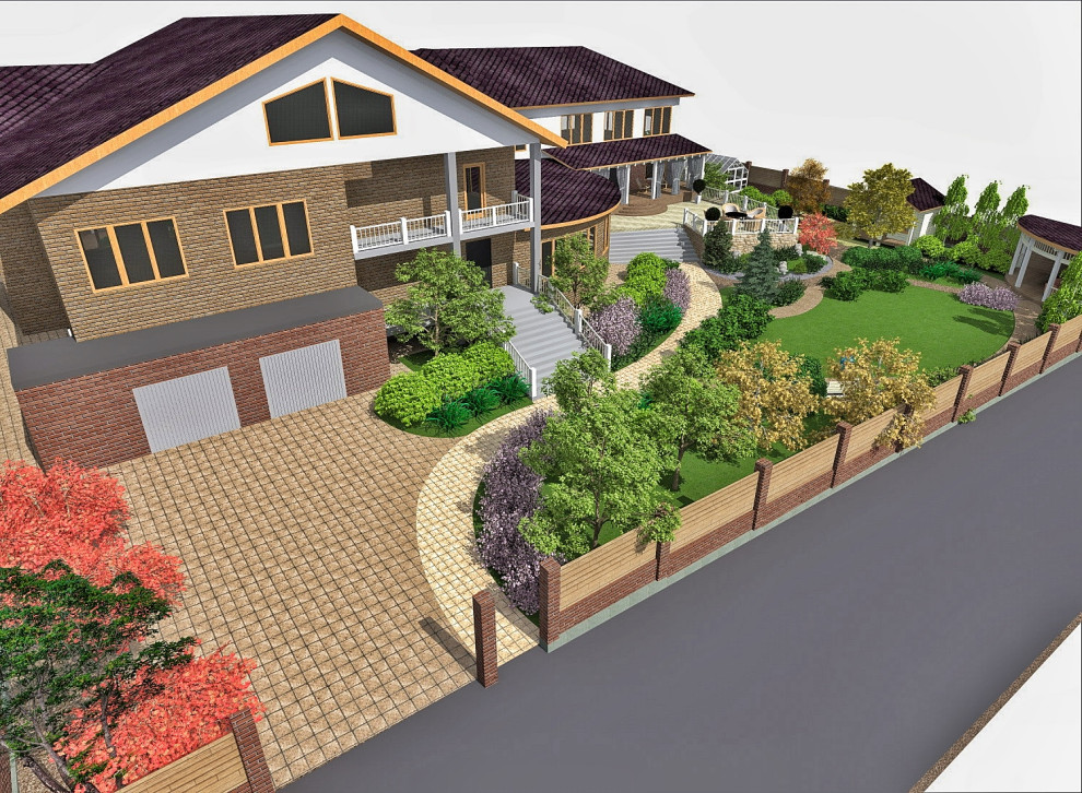 Ландшафтный дизайн в п. Ново-Разводная (Иркутск)