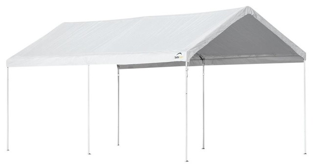 Accelaframe 10 X20 Canopy White 5oz Fabric 1 3 8 Frame