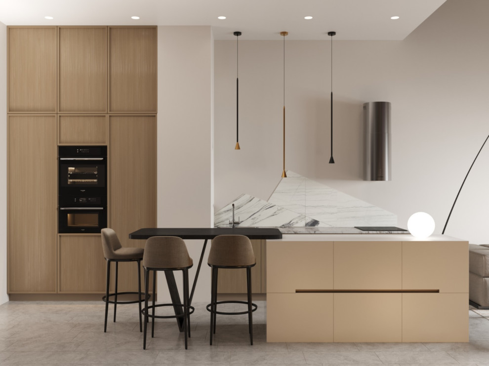 2-ух уровневая квартира для молодой семьи