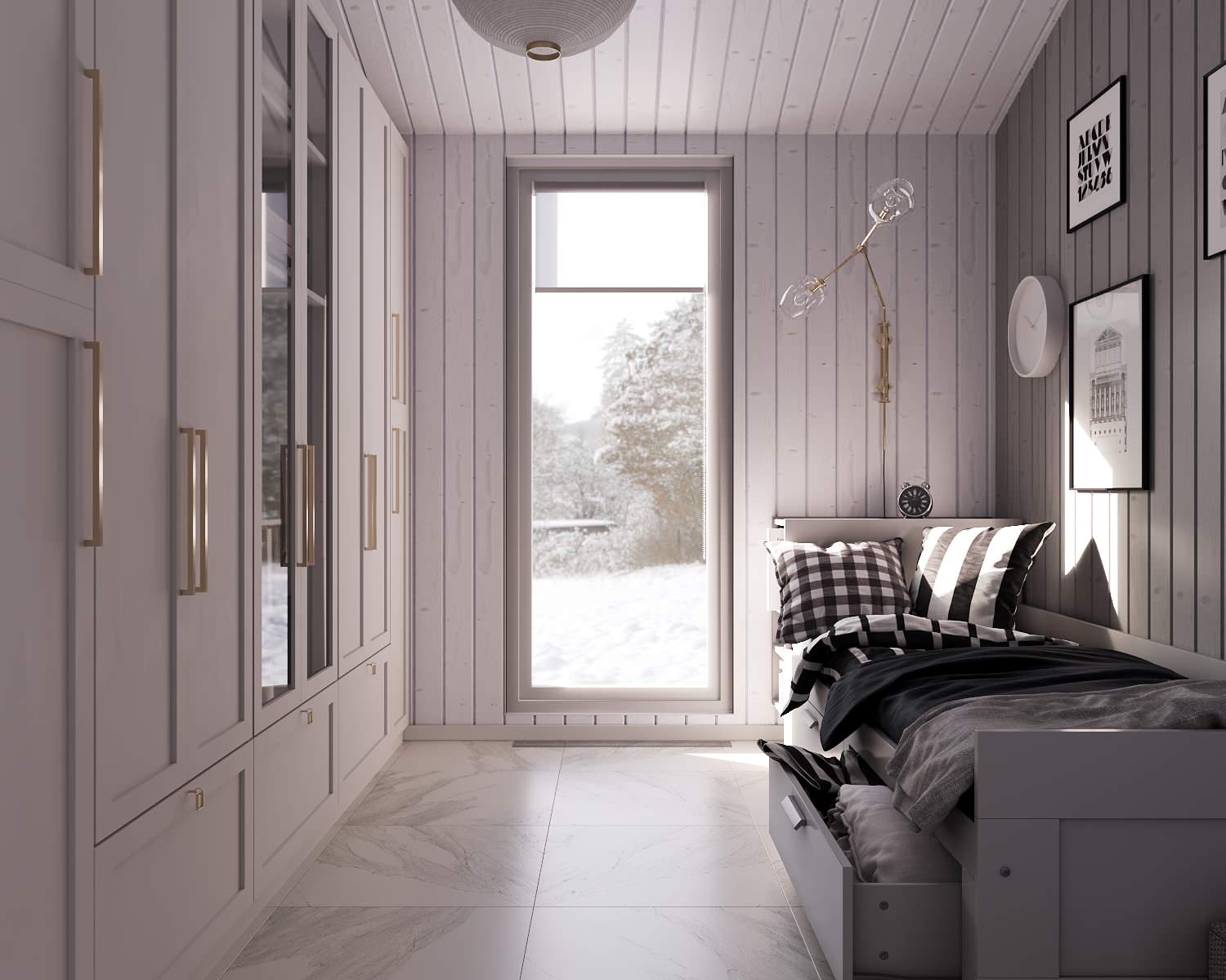 Дизайн интерьера модульного дома