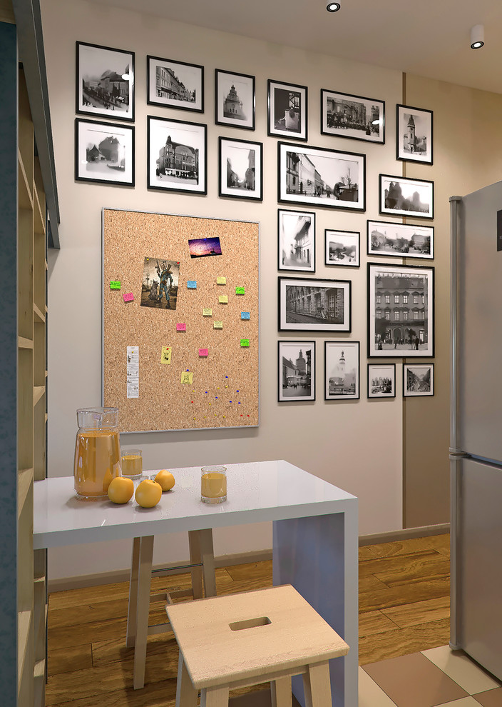 Кухня - Столовая зона - Барная стойка