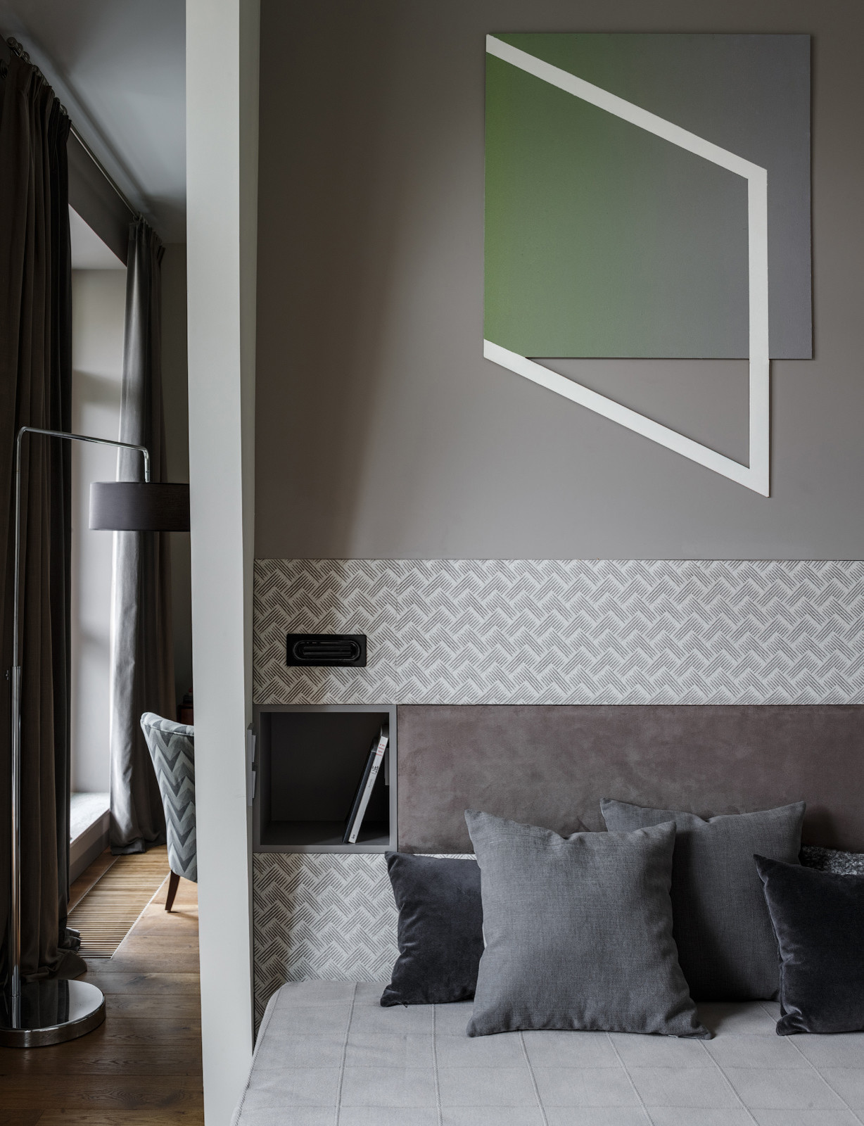 Монохромная квартира на Добрынинской