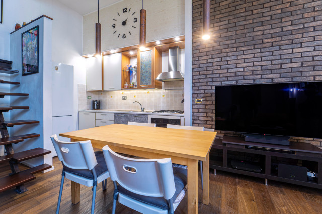 Loft Industriale vardagsrum