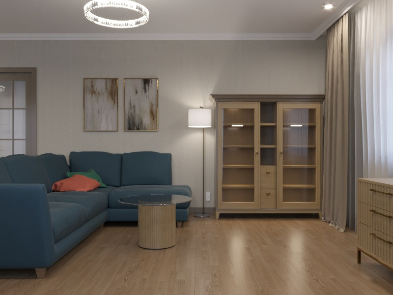 Экодолье Кухня-гостинная