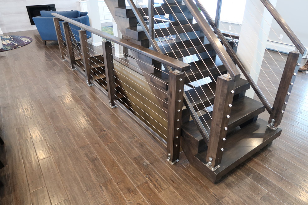 Massive Second Story Addition (Part 2) Modern Staircase Other