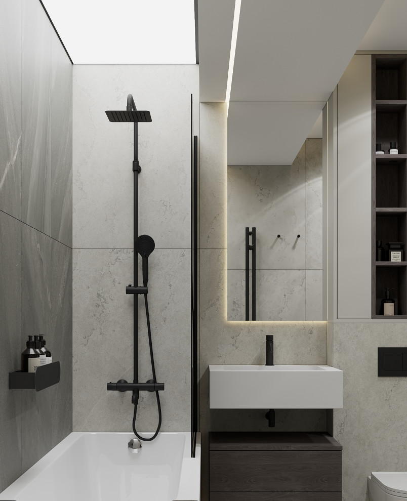 Дизайн-проект квартиры в современном стиле для молодой яркой пары