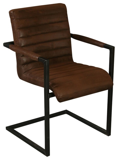 brown microfiber dining chairs