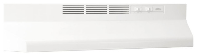 Broan 4130 30"W Steel Non Ducted Under Cabinet Range Hood - White