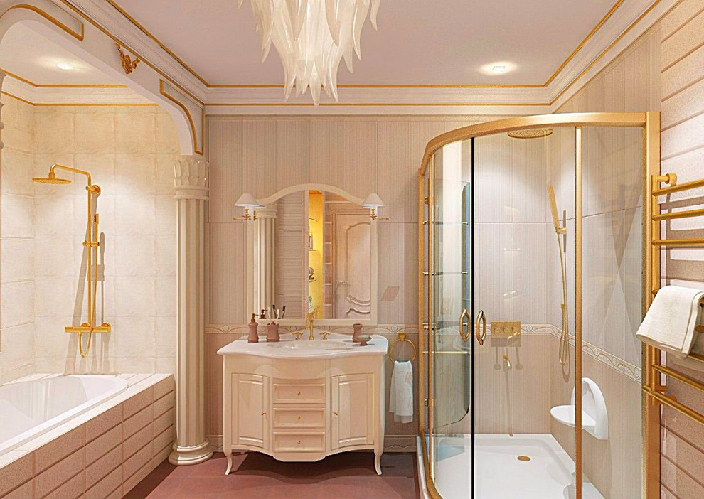 Классика. Ванная комната.