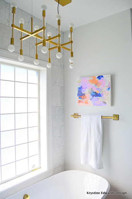 Inspiration for a transitional bathroom remodel in Charleston