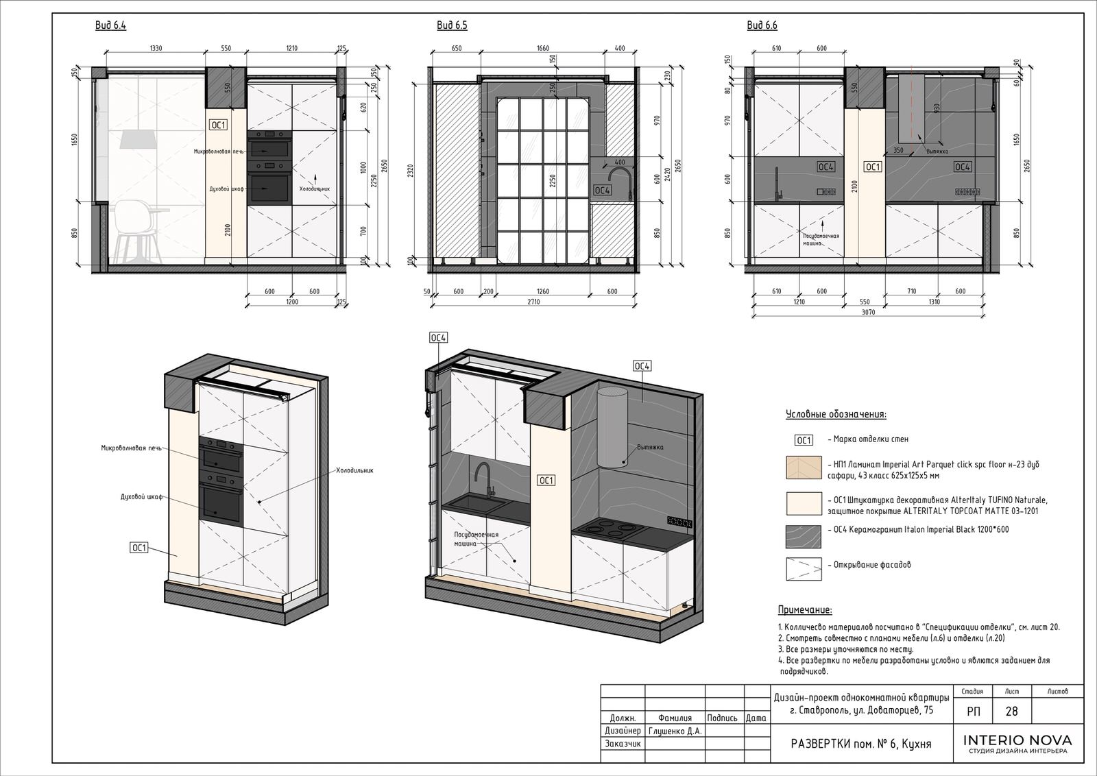 Дизайн-проект квартиры в современном стиле