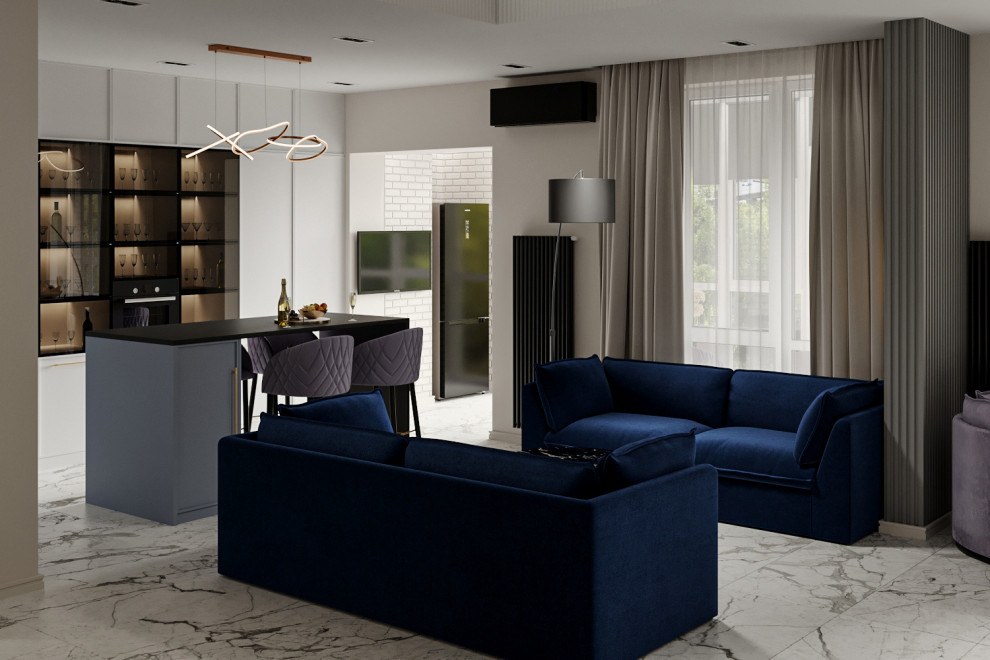 Двухуровневая квартира на Западном.