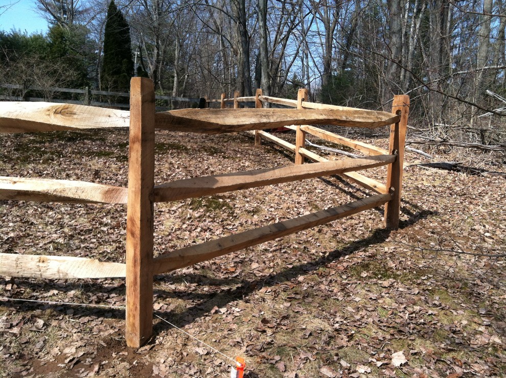 Inspiration for a rustic home design remodel in Boston
