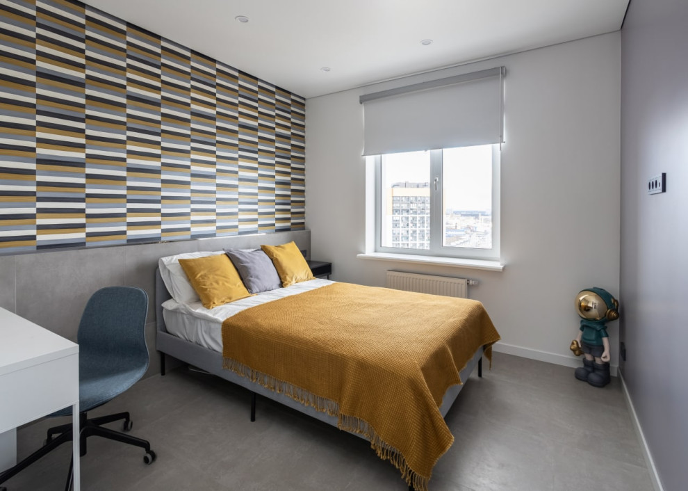 Квартира в серых тонах