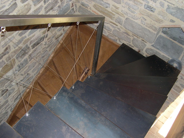 Casa D rustic-staircase