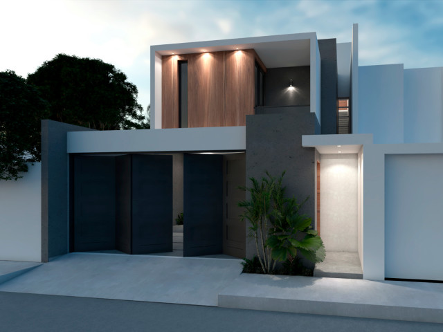 Casa C-18 modern-fasad