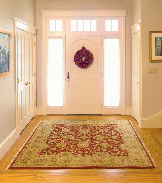 Oriental Rug for an Elegant Foyer Traditional Entry Boston by Landry & Arcari Rugs and