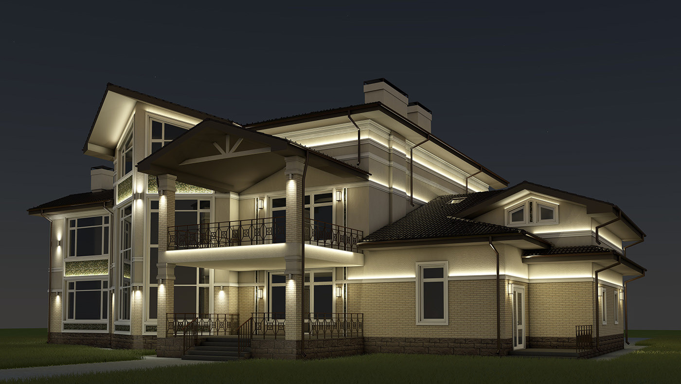 Освещение частного дома