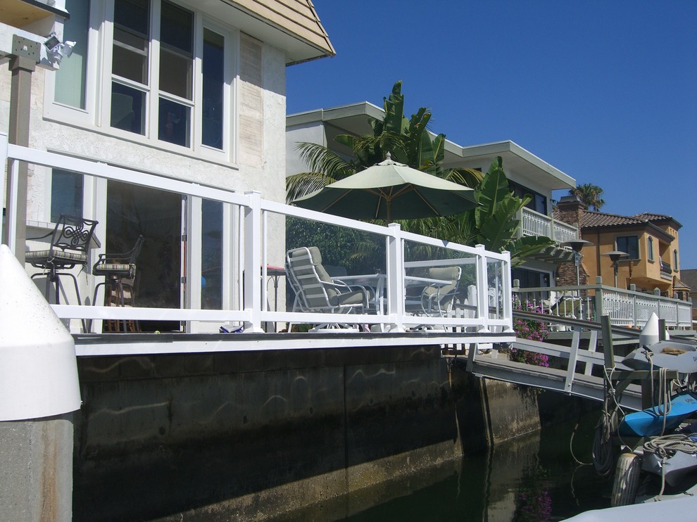 This is an example of a beach style deck in Orange County.