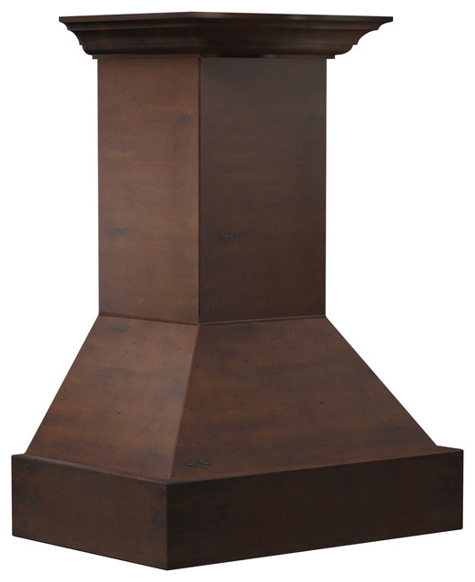 ZLINE 355WH30 Wooden Wall Range Hood with Crown Molding Traditional