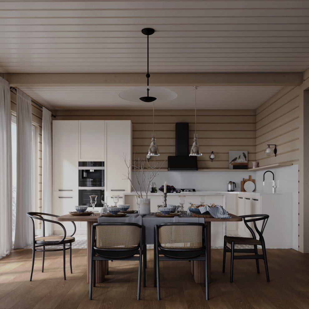 Дизайн частного дома в поселке Жодочи