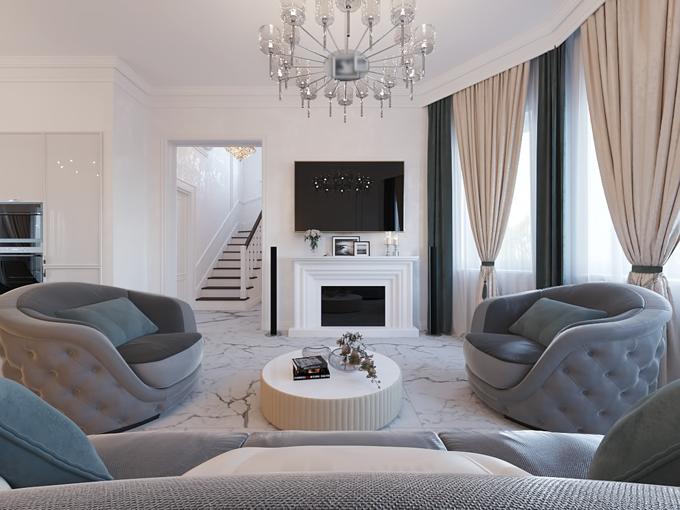 Дизайн дома площадью 136 кв.м в классическом стиле