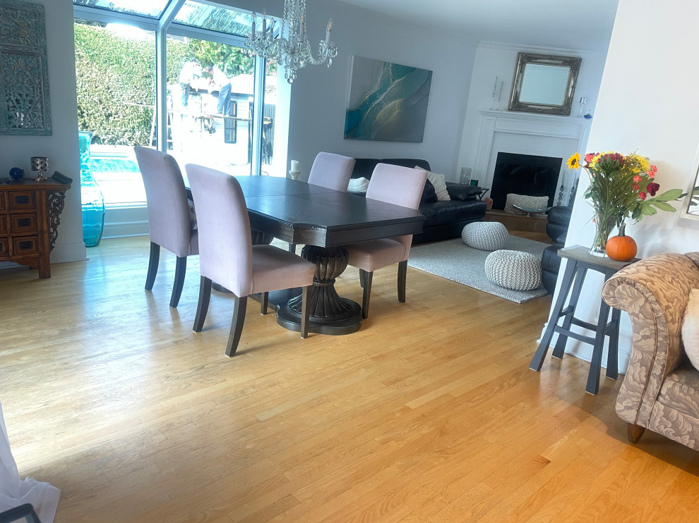 How to lighten Red Oak floors!