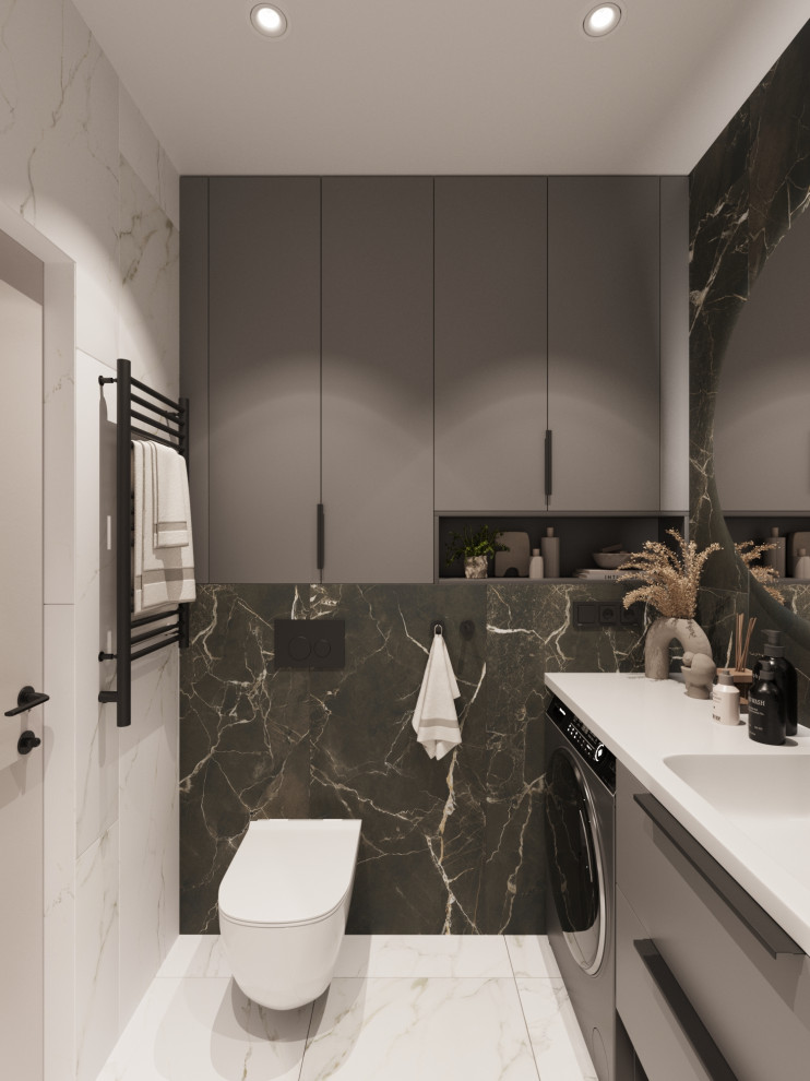 Дизайн-проект - Евротрешка 66 м2 для молодой многодетной семьи