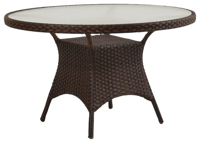 Patio Table And Chairs Ludie 48 Rattan Round Tropical Outdoor Dining Sets By Cubicles - 48 Round Patio Table Set Patio Table And Chairs Ludie 48 Rattan Round Tropical Outdoor Dining Sets By Cubicles - 48 Round Patio Table Set