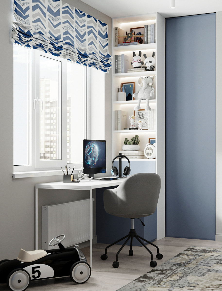 Квартира с современной гостиной с отсылками к ар-деко. Проект 2022 года