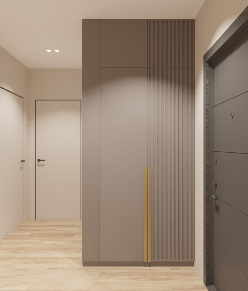 прихожая в ЖК Ньютон