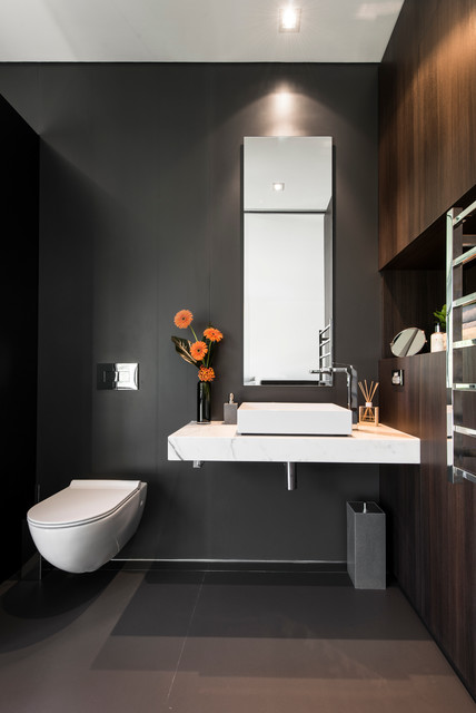 Expressing Views contemporary-powder-room