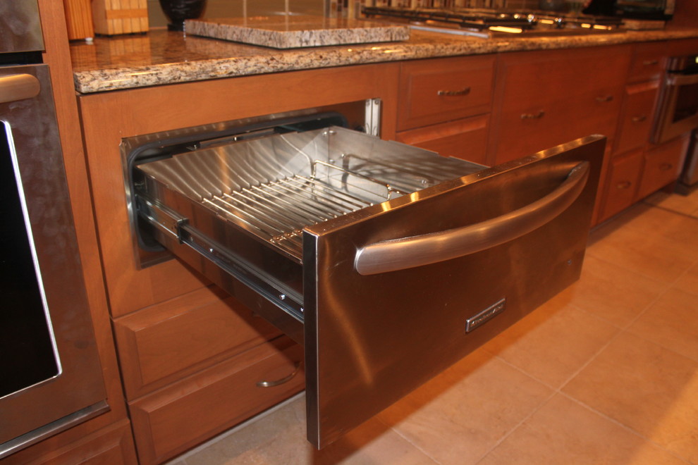 KitchenAid warming drawer University Acres Kitchen Traditional Jacksonville by Quality