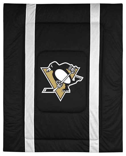 Nhl Pittsburgh Penguins Comforter Sidelines Hockey Bedding